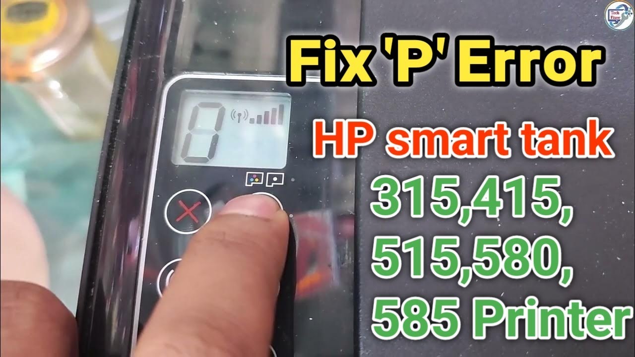 Naprawianie błędu &bdquo;p&rdquo; w drukarce HP Ink Tank Wireless 415 &mdash; proste wskaz&oacute;wki rozwiązywania proble...