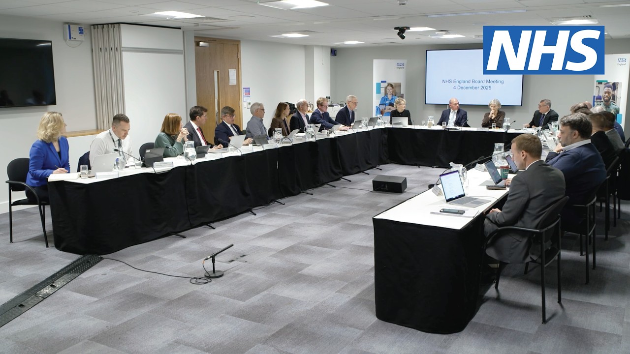 NHS England Board Meeting – 4 December 2025