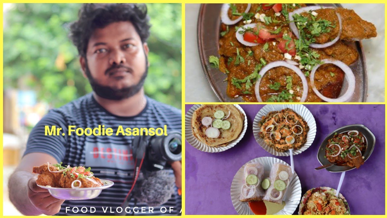 Mr Foodee Asansol Chicken Roll Chat Chinese Roll | Chicken Paratha Asansol Tandoori Maggie