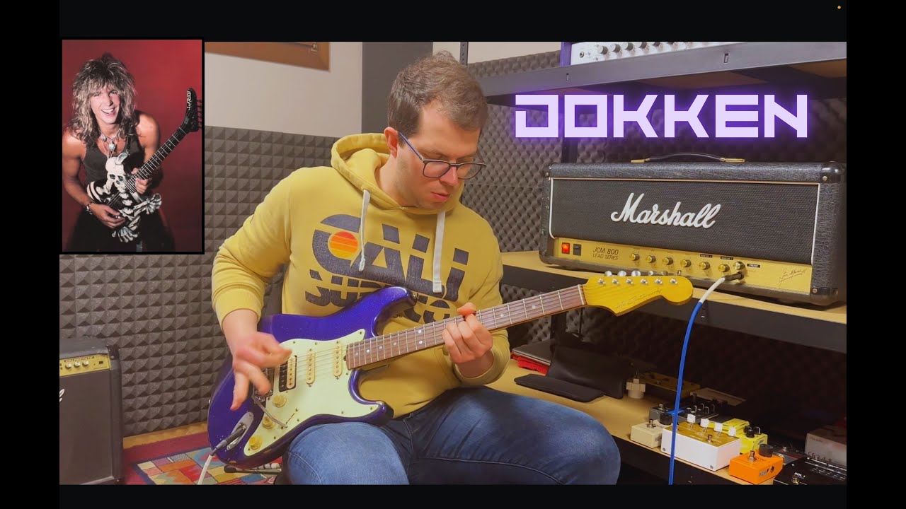 Unchain The Night - Dokken (guitar cover with Marshall JCM800 Snorkler Mod)