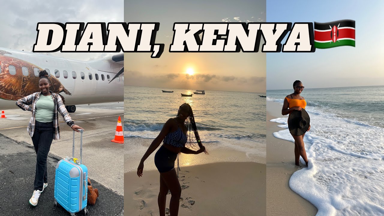 I FLEW ✈️TO AFRICA'S PARADISE IN KENYA||DIANI,KENYA🇰🇪||TRAVEL VLOG