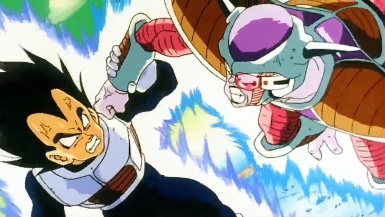 Vegeta vs Freezer (1era Forma)    Dragón ball Z Saga Freezer
