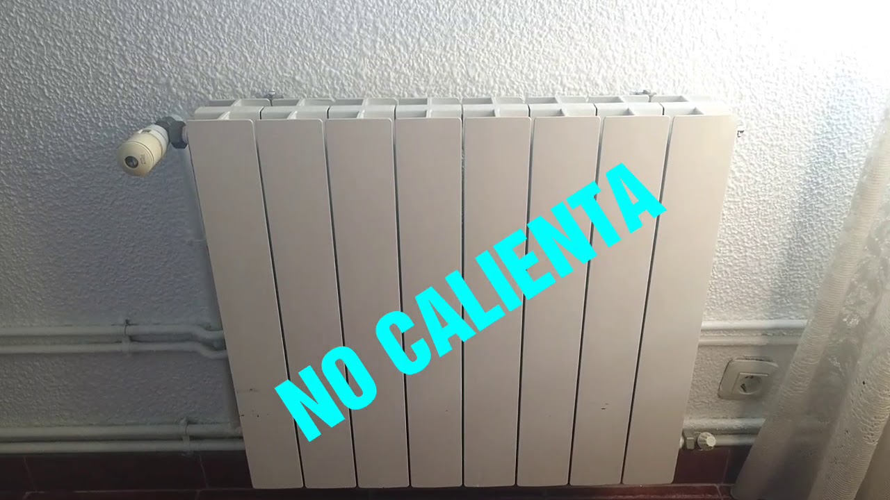 NO CALIENTA EL RADIADOR CON VALVULA TERMOSTATICA QUE NO ABRE EL INTERIOR