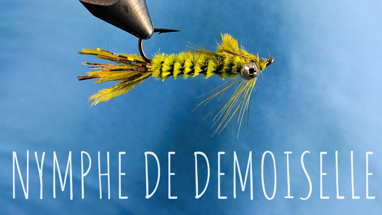 Damsel Fly Nymph - Montage d'une nymphe &agrave; truite simple