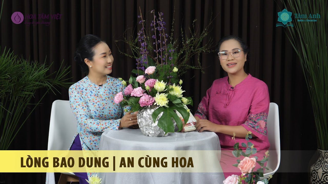 Hướng dẫn cắm hoa đẹp với Hoa Cát Tường và Hoa Cúc