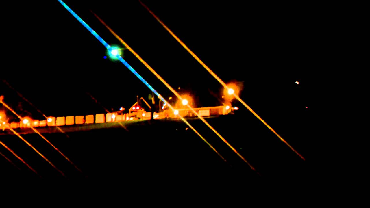 Ns172 rolling out of Norris yard on a foggy night