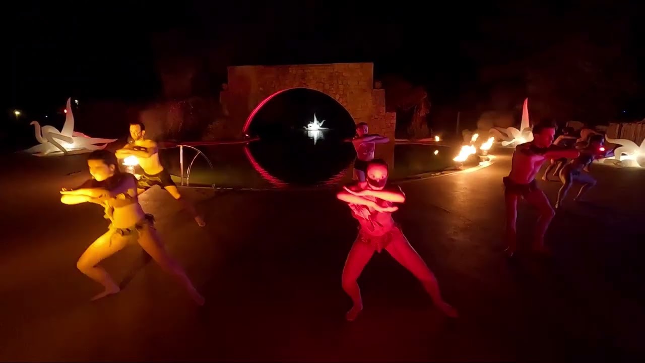 Show aquatique par La Flambée au Perla di Mare (juillet 2023)