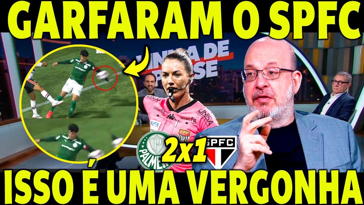 UMA VERGONHA! GARFARAM O SPFC DE NOVO! PÊNALTI CLARO NÃO MARCADO PARA O SPFC!