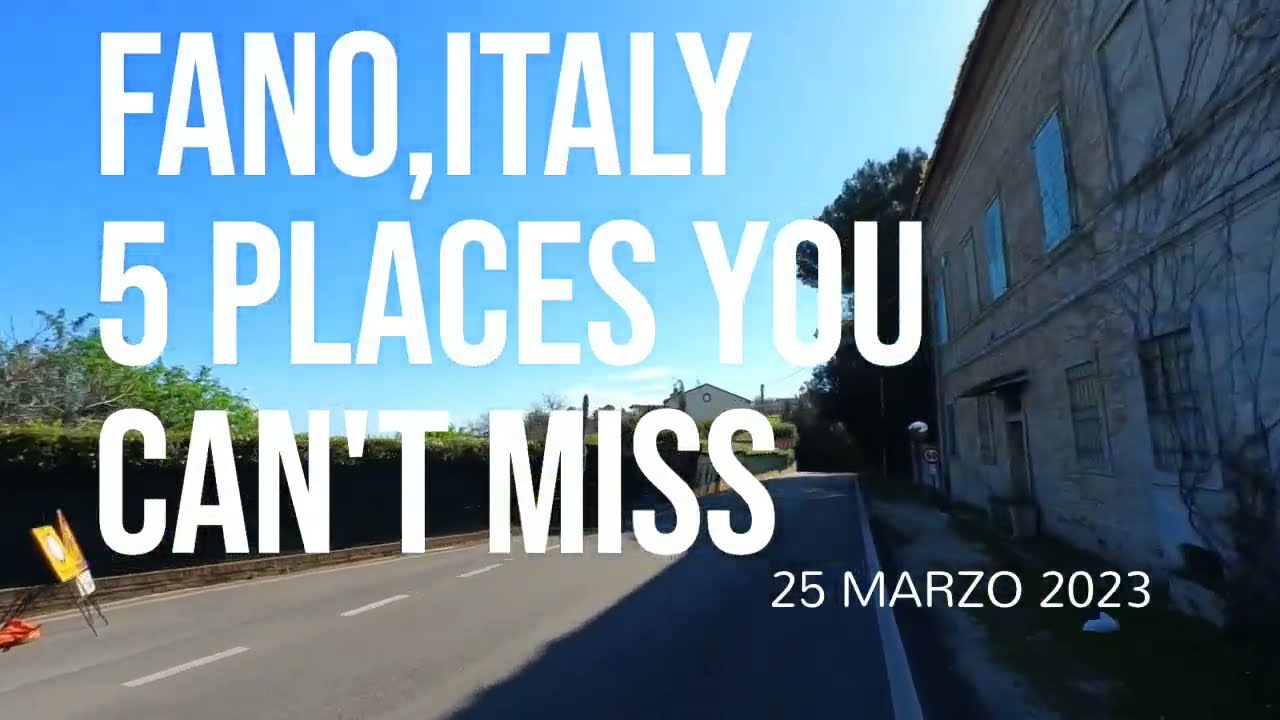 Fano's Top 5 Attractions: A Journey Through History and Culture