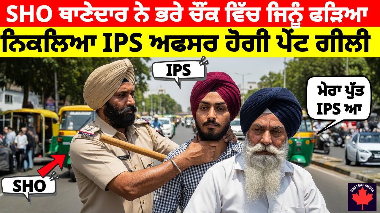 SHO ਨੇ ਪੈਰਾਂ 'ਚ ਰੋਲੀ ਬਜ਼ੁਰਗ ਦੀ ਪੱਗ! ਕੈਨੇਡਾ ਜਾਣ ਵਾਲੇ ਪੁੱਤ ਨੇ ਅਫਸਰ ਬਣ ਕੇ ਇੰਝ ਠੰਡਾ ਕੀਤਾ ਕਲੇਜਾ #ips