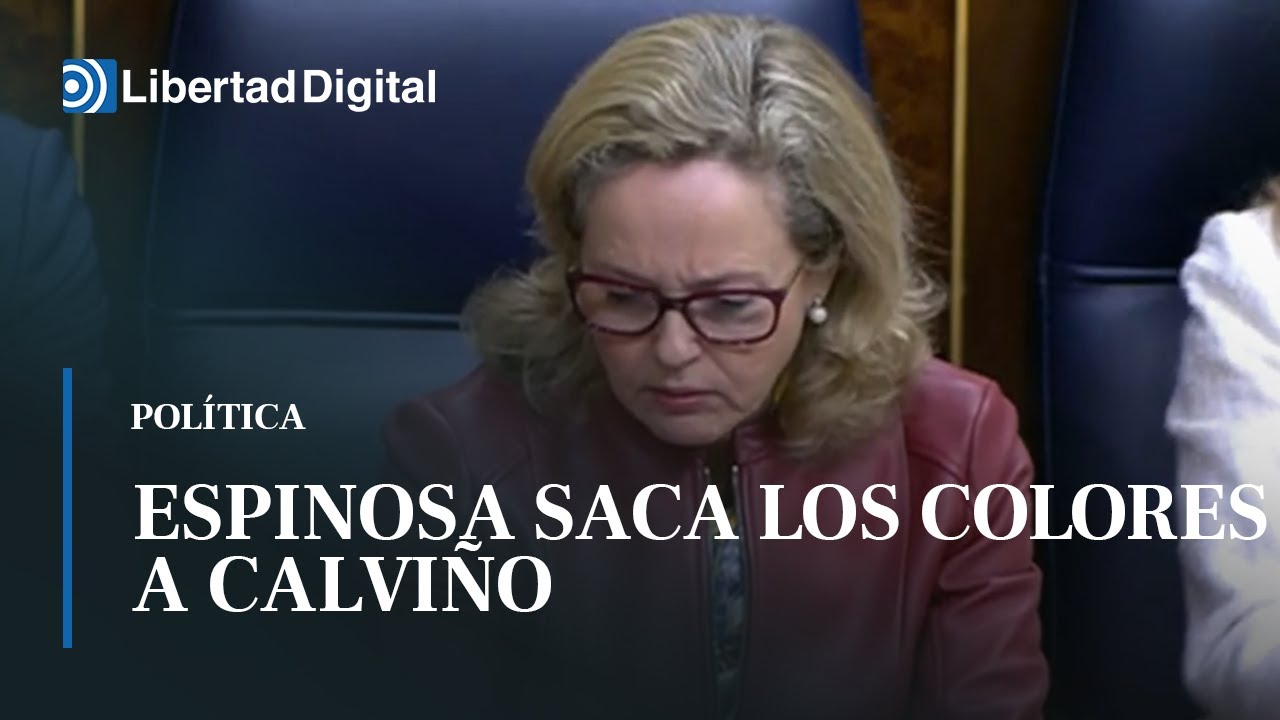 Iván Espinosa saca los colores a Calviño: 