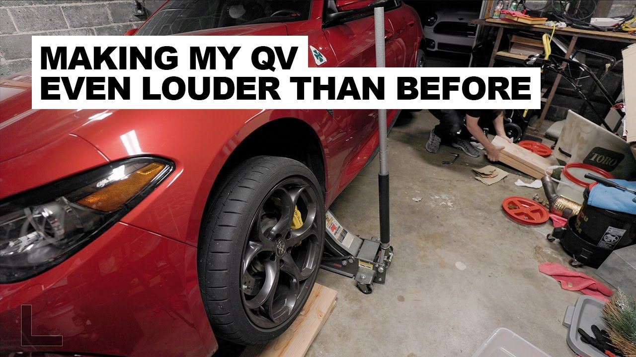 Made my Giulia Quadrifoglio even louder | TFL X-pipe