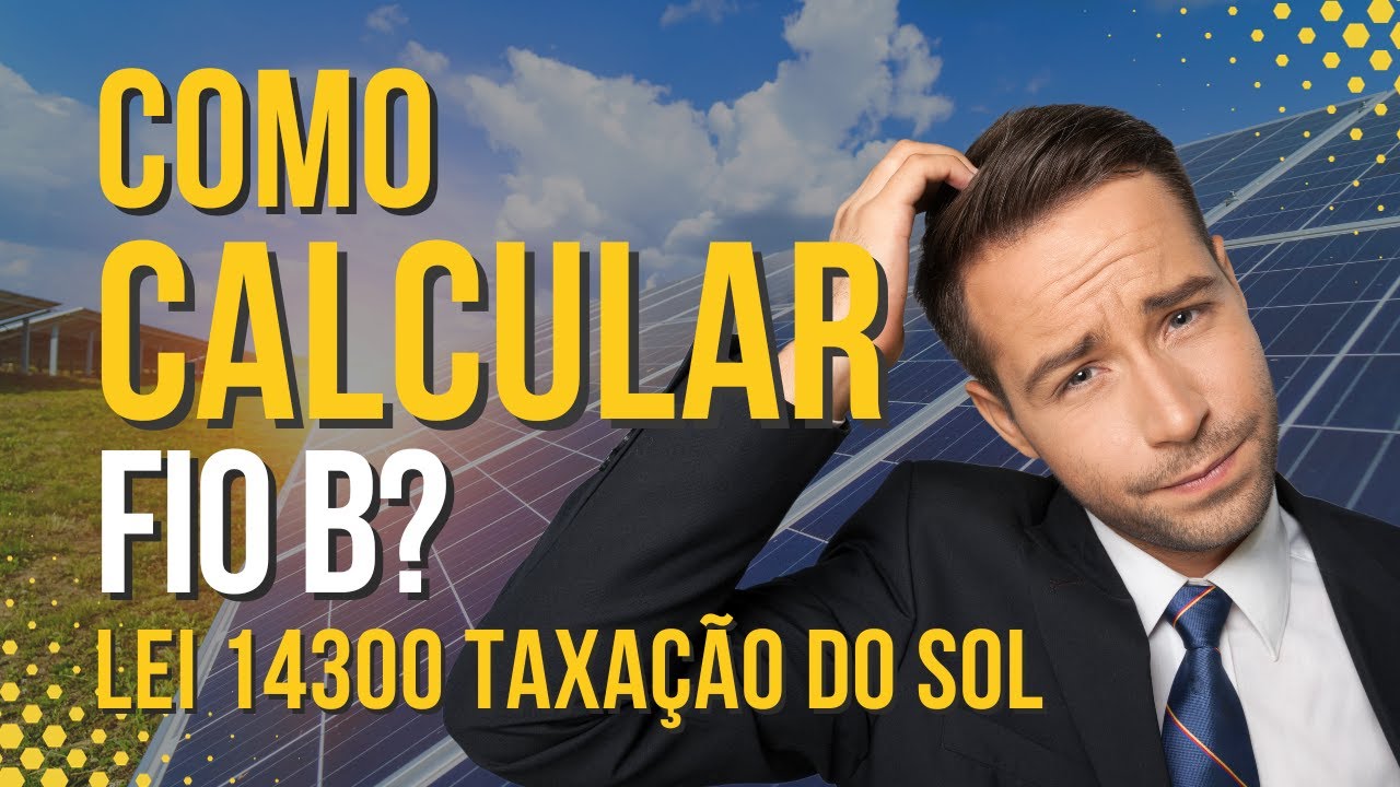 Calcular Tusd FIO B em conta de energia solar (LEI 14300) DESCOMPLICADO