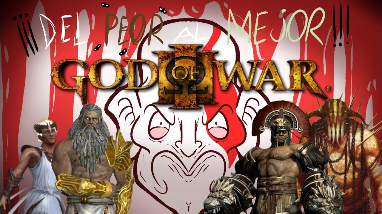 (LOQUENDO) De PEOR a MEJOR Jefe en God of War 3 