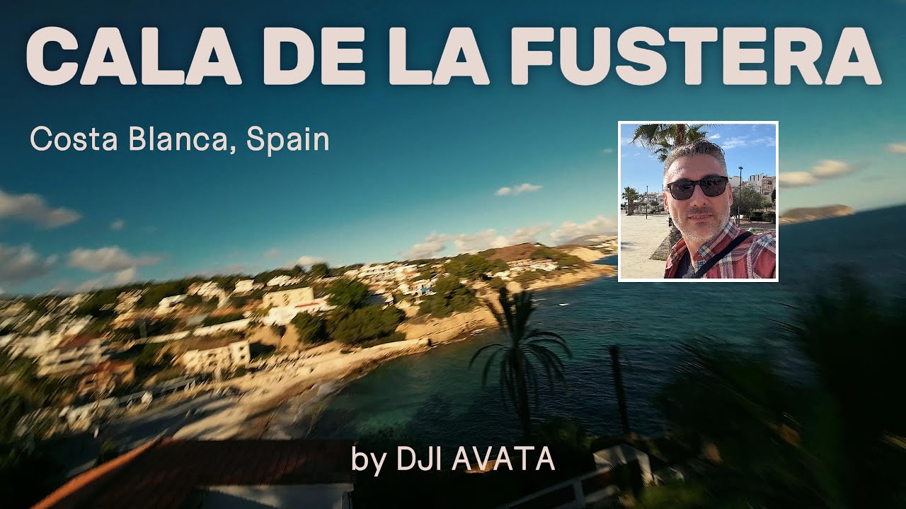 Hiszpania Cala de la Fustera DJI Avata