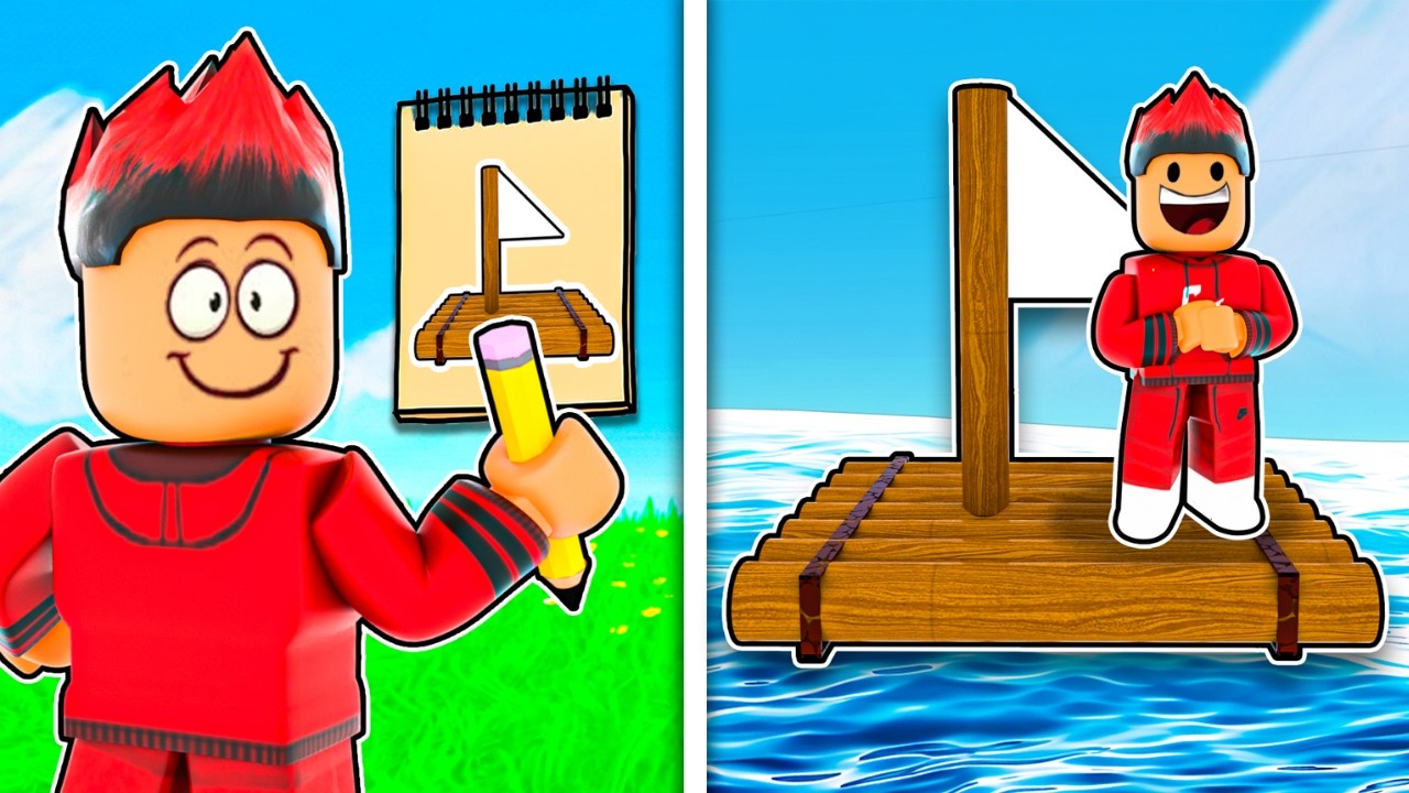 BEST! LUKIS RAKIT KORANG IKUT KREATIVITI MASING-MASING! (Roblox Malaysia)