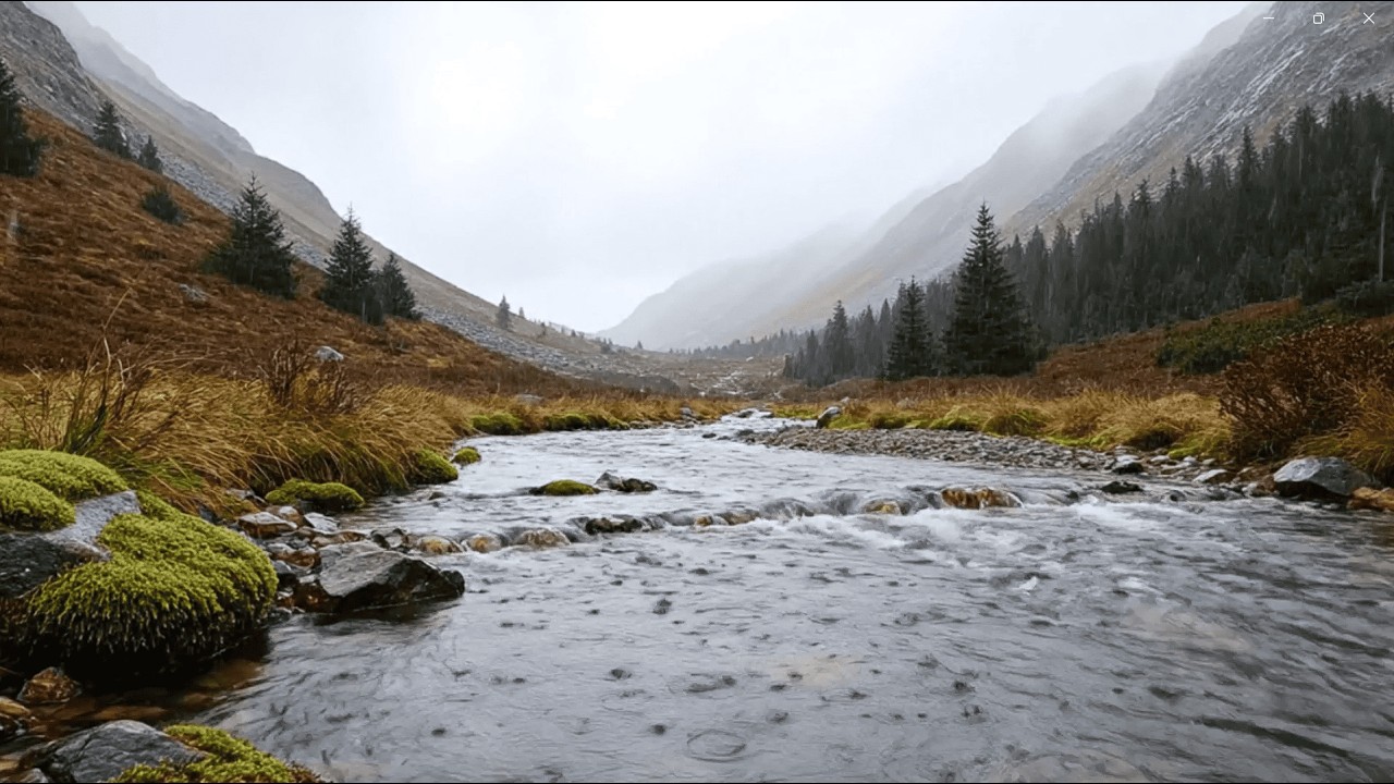 Mountain River Ambience for Sleep and Focus