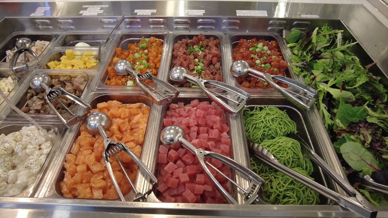 POKE BAR Restaurant 1072 Davie Street Vancouver