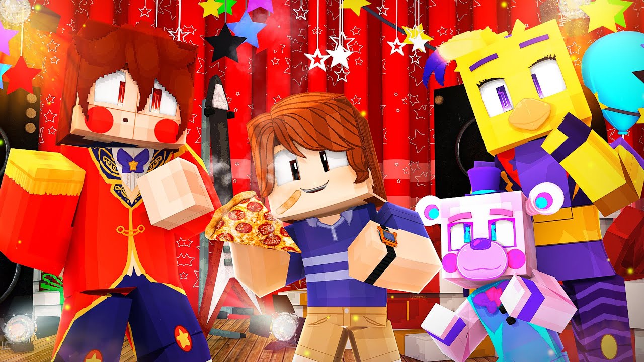 FINDING GREGORY IN THE PIZZAPLEX In MINECRAFT FNAF