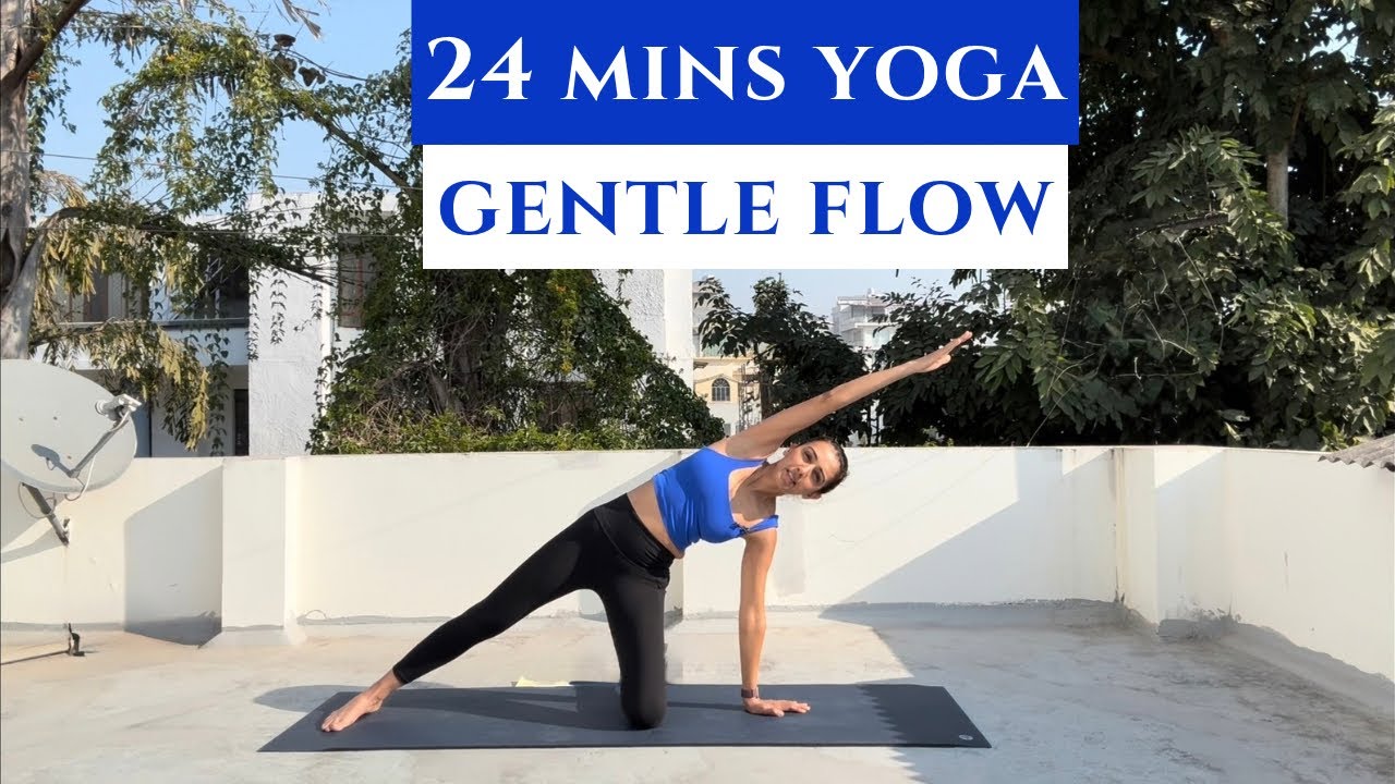 24 Minute Gentle Yoga | Slow, Mindful Flow for All Levels