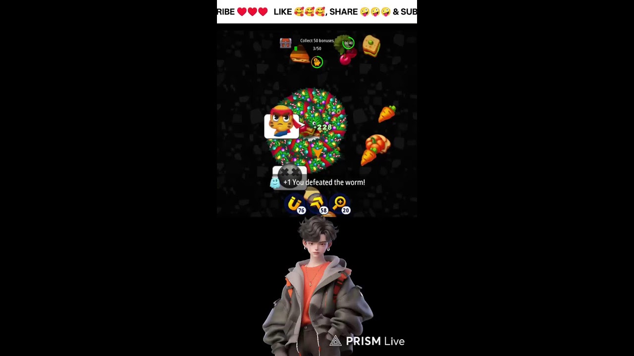Worms Zone Live | Fast Strategy+Insane Moments #wormzone #shortsfeed #wormate #2026 #trend #Live