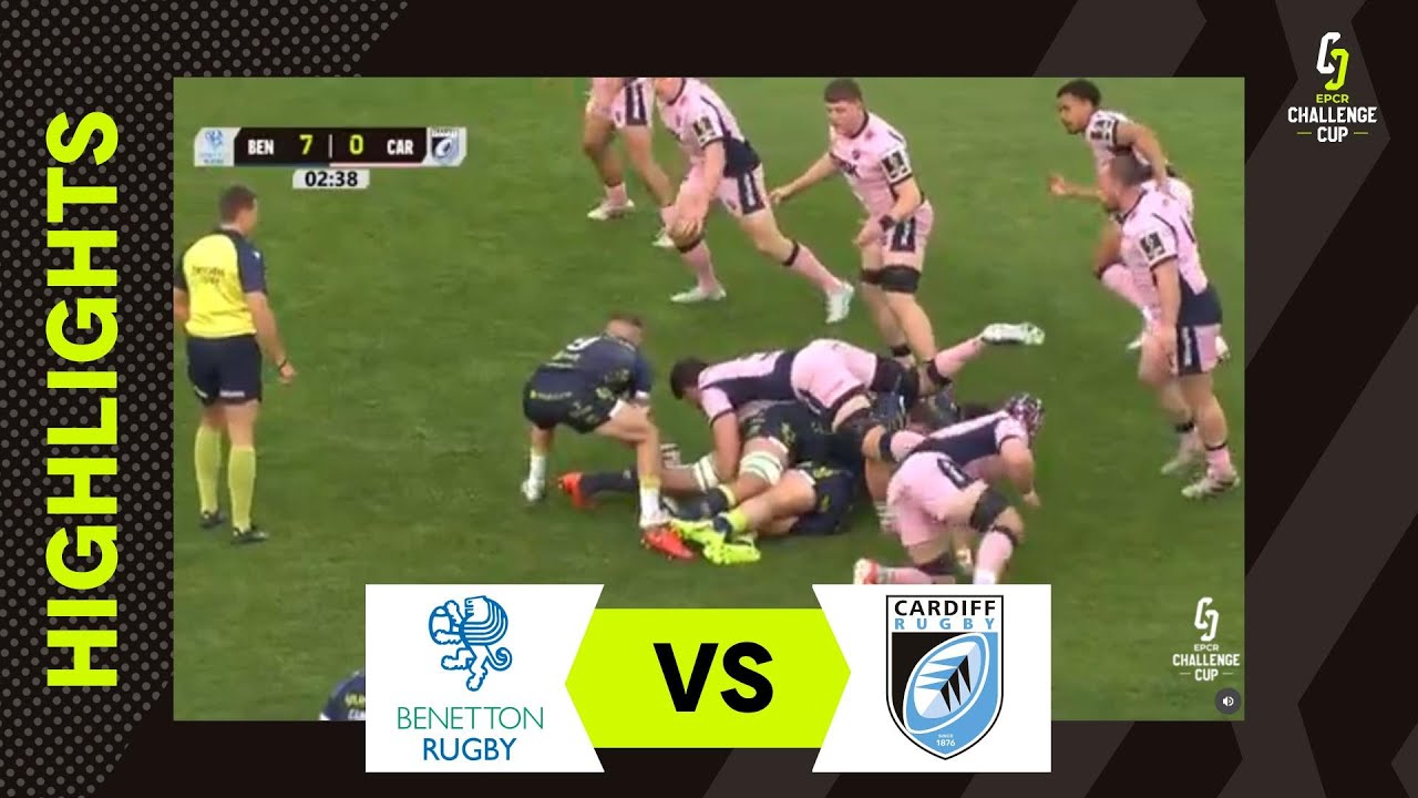 Last-Minute Drama! | Benetton Rugby v Cardiff Rugby | EPCR Challenge Cup Instant Highlights