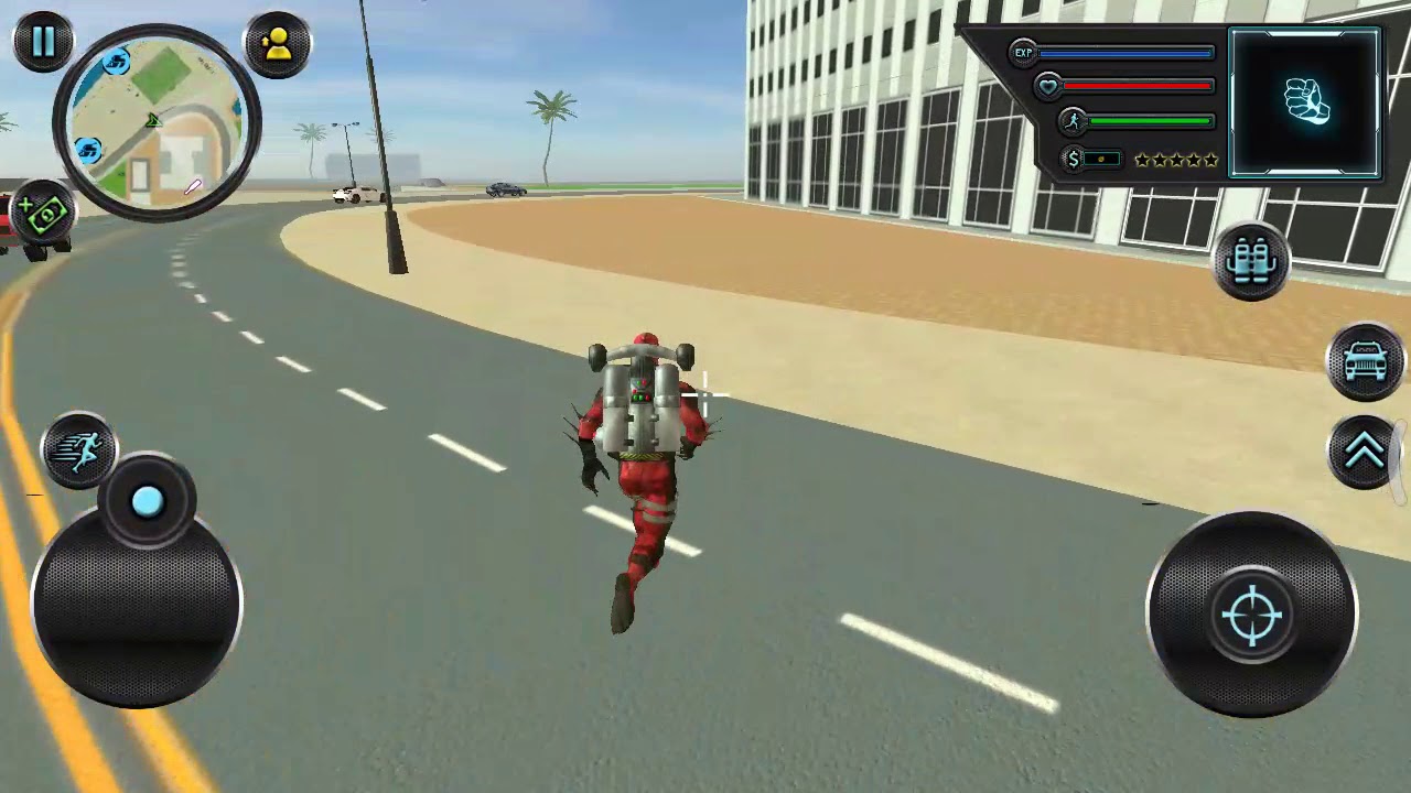 When a Lamborghini stunt in a jetpack hero Miami crime