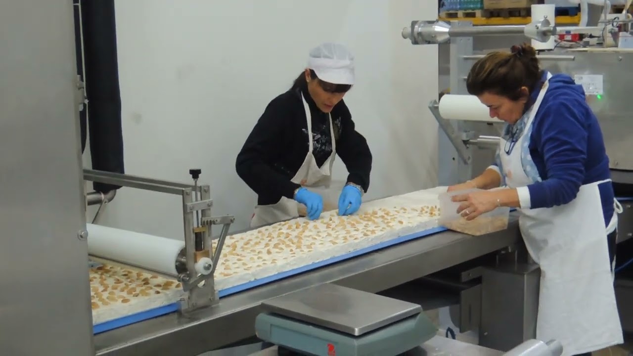 Nougat Lamination and cutting line from MiA food tech