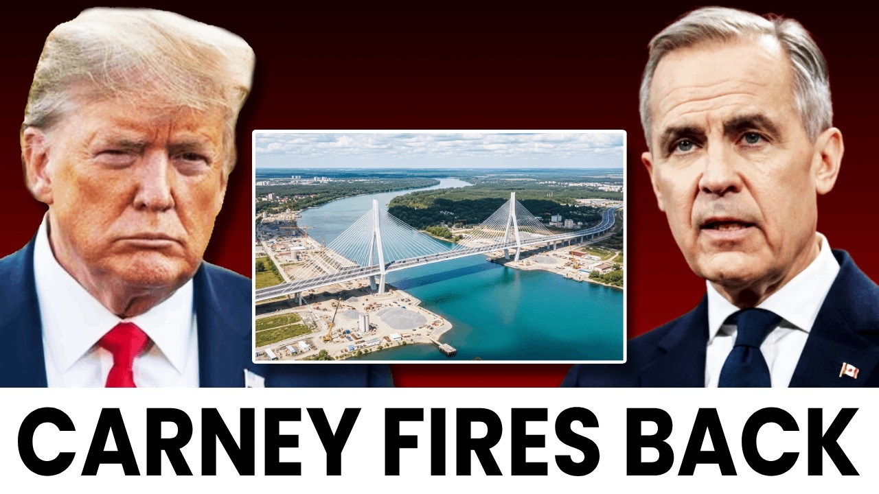 Trump Threatens Canada’s $6.4B Bridge — Carney’s Calm Reply SHOCKS Washington
