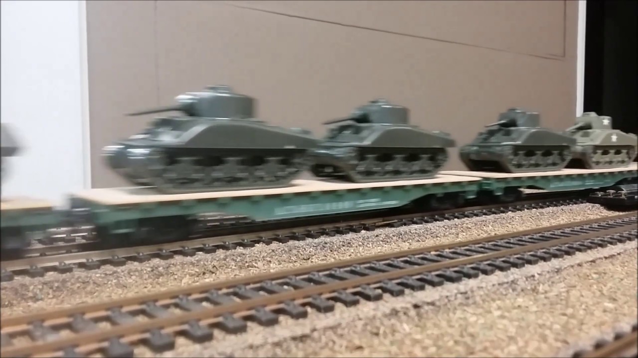 HO scale WWII military train