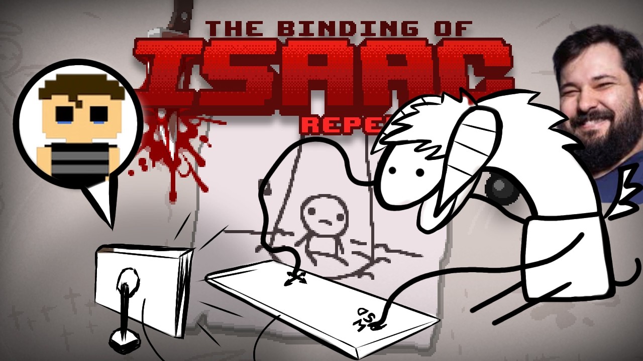 SOFRENDO DANOS PSICOLÓGICOS E FÍSICOSKKKKKKK (The Binding of Isaac: Repetance)
