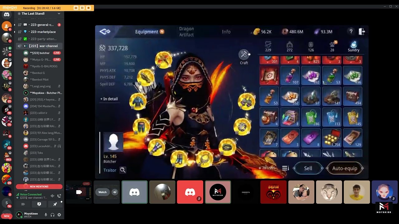 MIR4 - Butcher spirit roll + Claw and spirit treasure gamble.