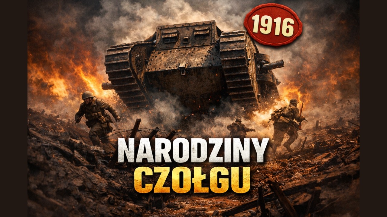 Pierwszy Czołg w Historii. Mark I ,Broń, która przeraziła okopy (1916)