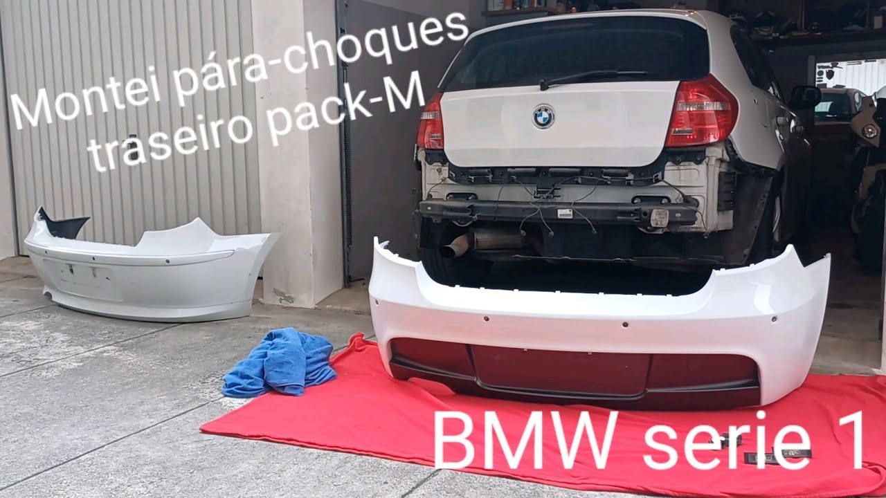 Como trocar pára-choques Pack-M Serie 1 | BMW E87