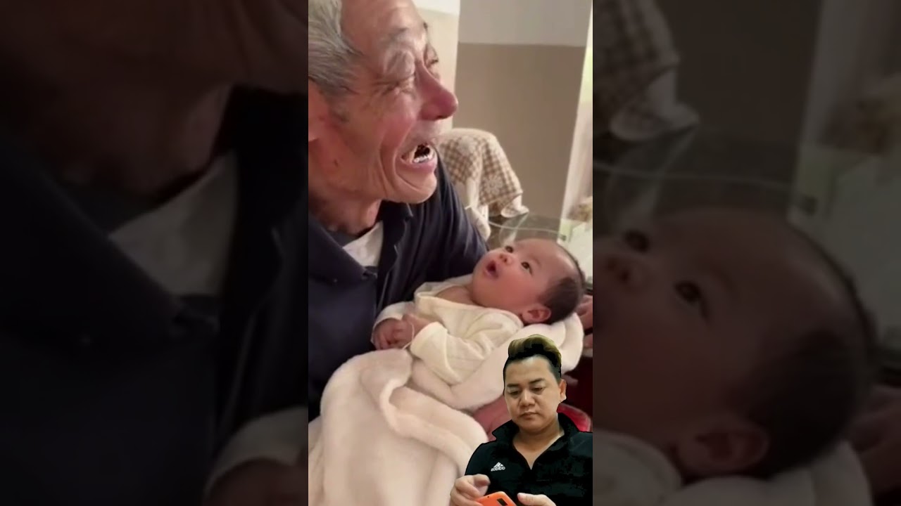 Baby talking to grandpa 🥰 #shorts #baby #cute #bibitv