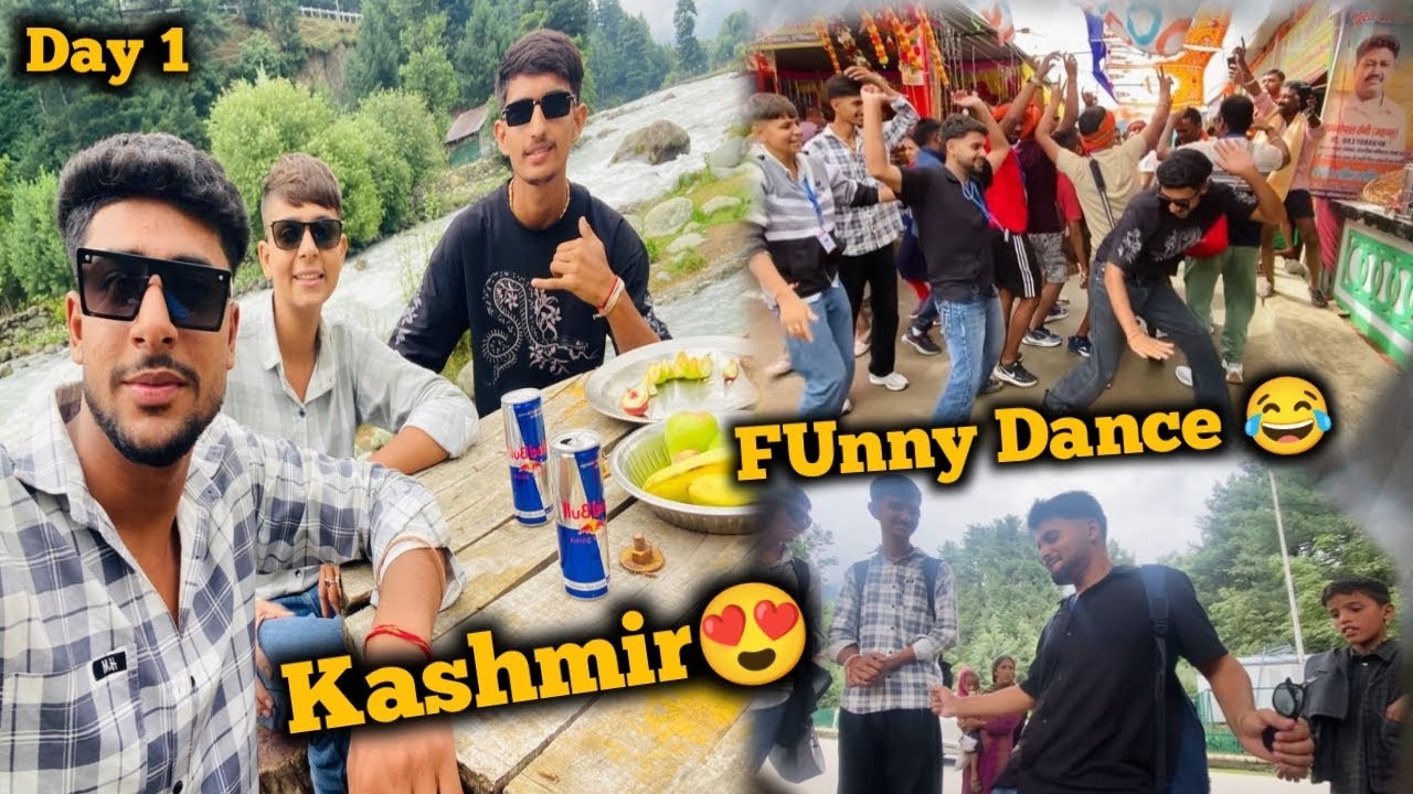 Amarnath Yatra Jammu to pahalgam 😍|| Raste me kiya Funny Dance 😂|| episode 1