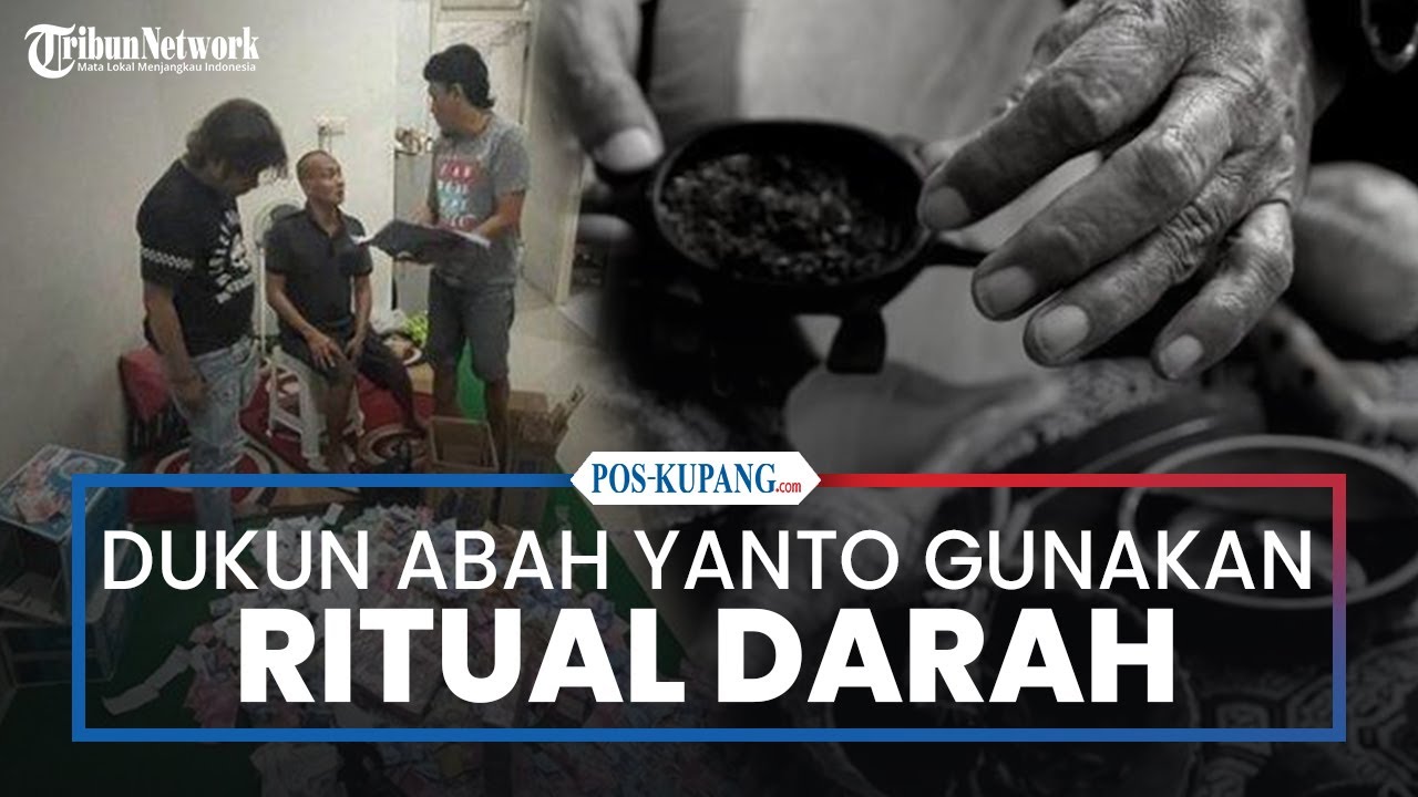 Abah Yanto Dukun Pengganda Uang di Gresik Gunakan Ritual Darah