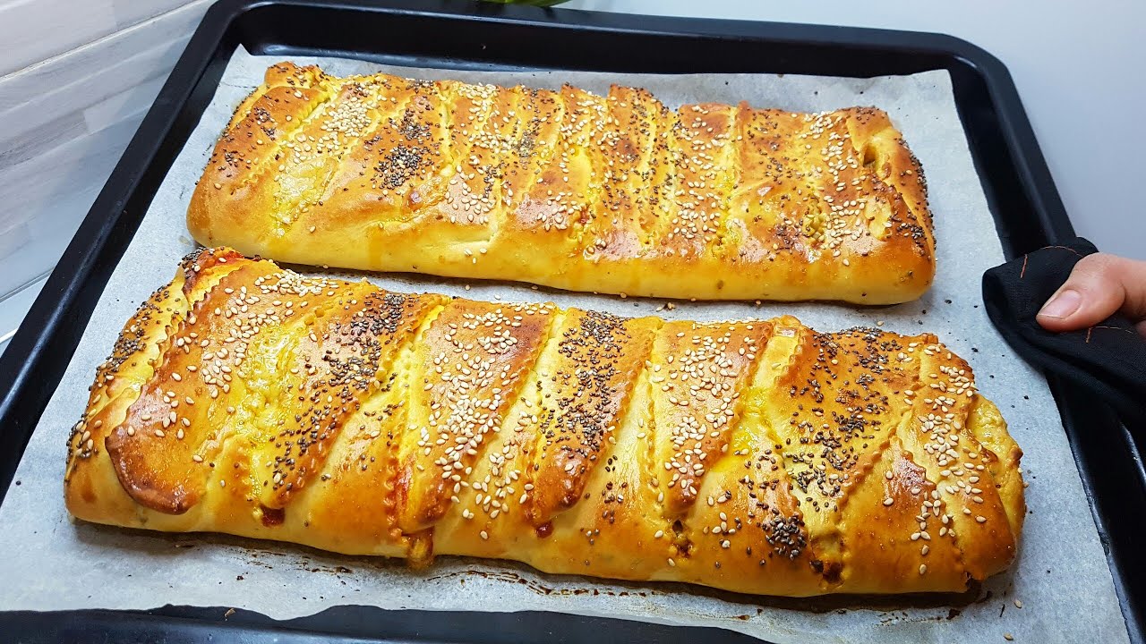 أسرع و ألذ فطائر محشية للغذاء أو العشاء  خفيفة كدوب في الفم اقتصادية بمكونات متوفرة في مطبخك