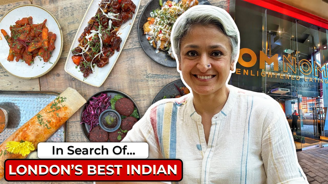 LONDON'S BEST INDIAN - Omnom - Episode 14 - A Vegan - Vegetarian Indian restaurant!
