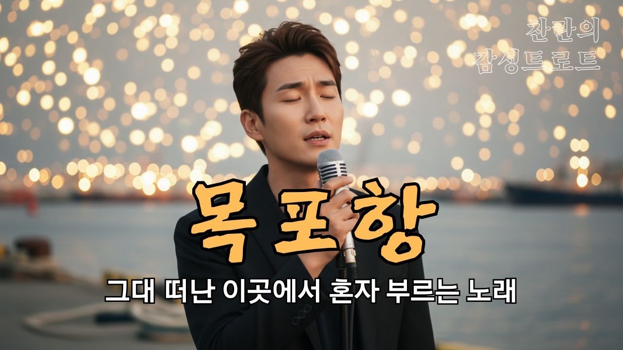 술잔에 담긴 이별의 눈물... 목포항 바닷바람에 실어 보낸 그리움 [감성 트로트]