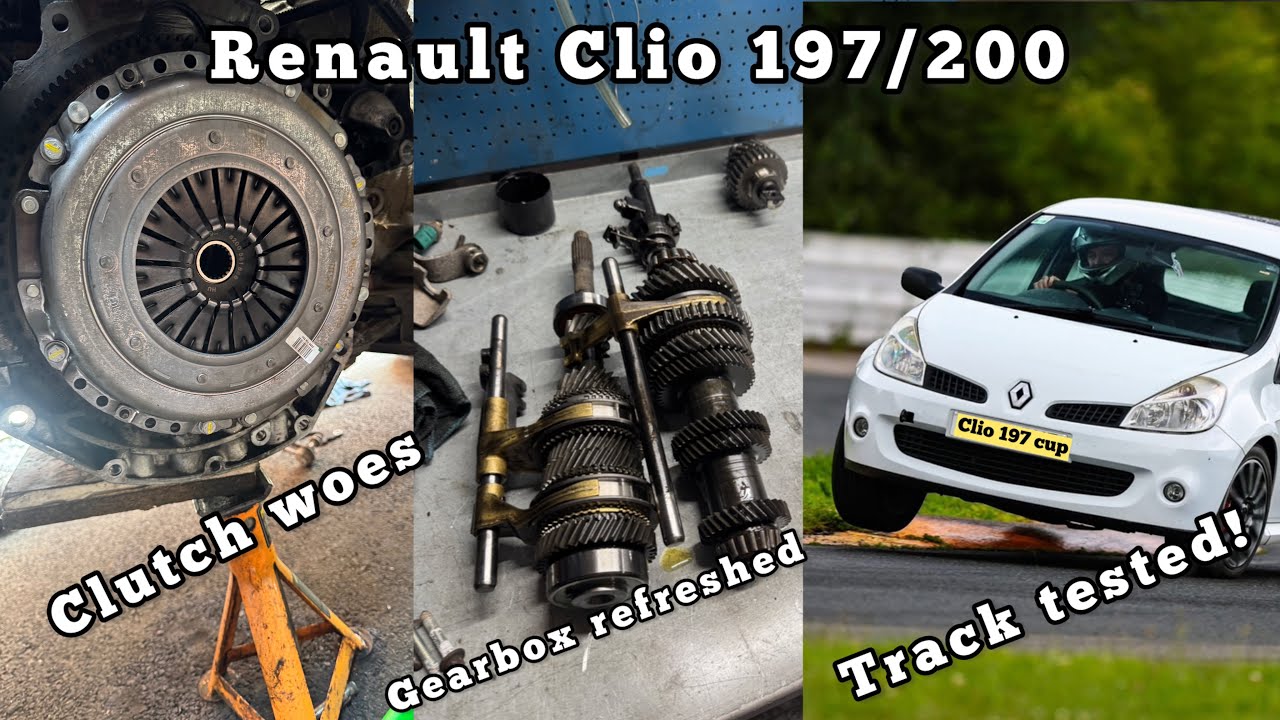 Renault Clio 197/200 gearbox fault, upgrades and track test!