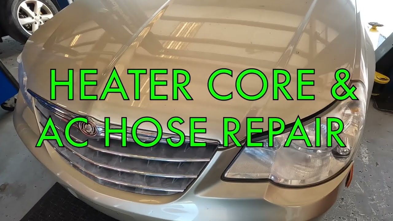 Снятие панели приборов, радиатора отопителя, кабриолет Chrysler Sebring...