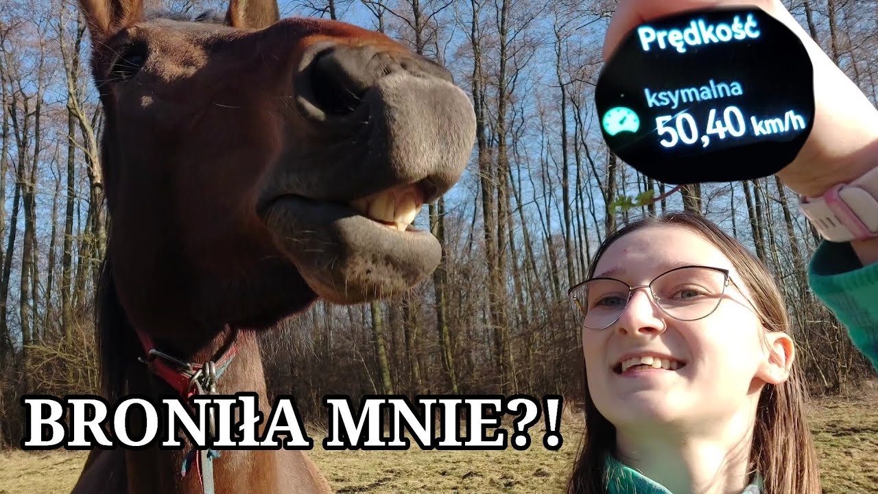 Luka mnie BRONIŁA?! 🐴 Pierwsze sztuczki i 50 km/h na zegarku?! 😂