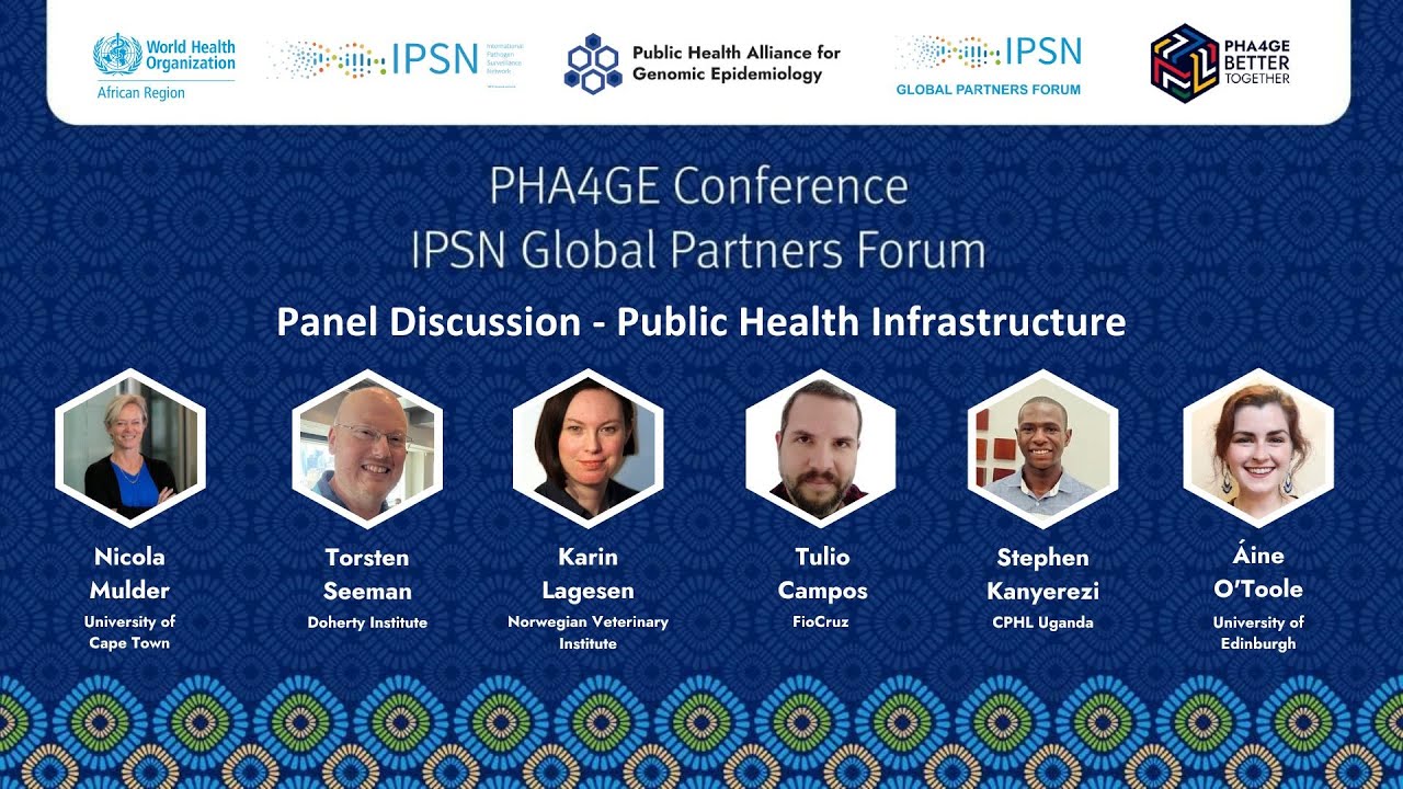 IPSN Panel: Public Health Infrastructure | PHA4GE Conference – IPSN Global Partners Forum