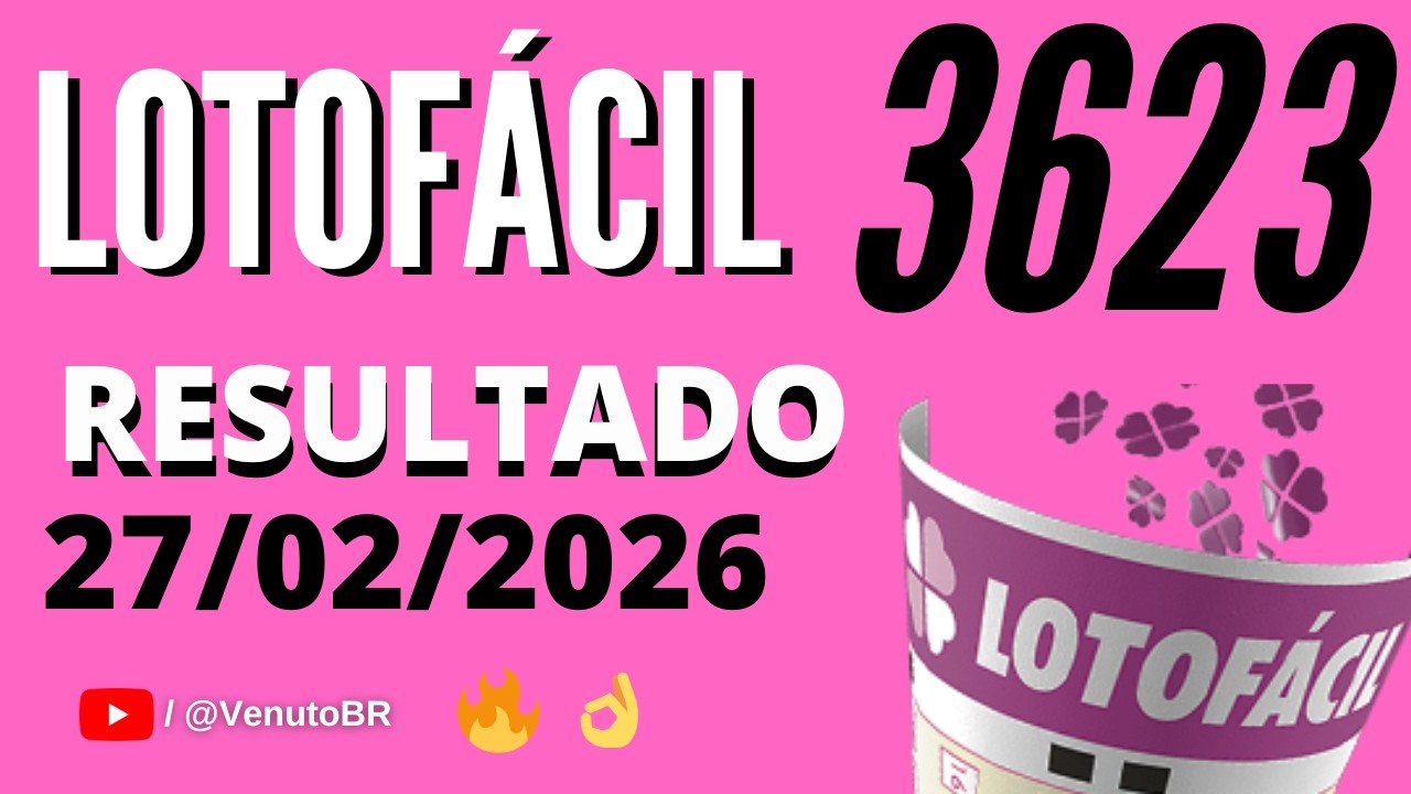 🍀 RESULTADO LOTOF&Aacute;CIL 3623
