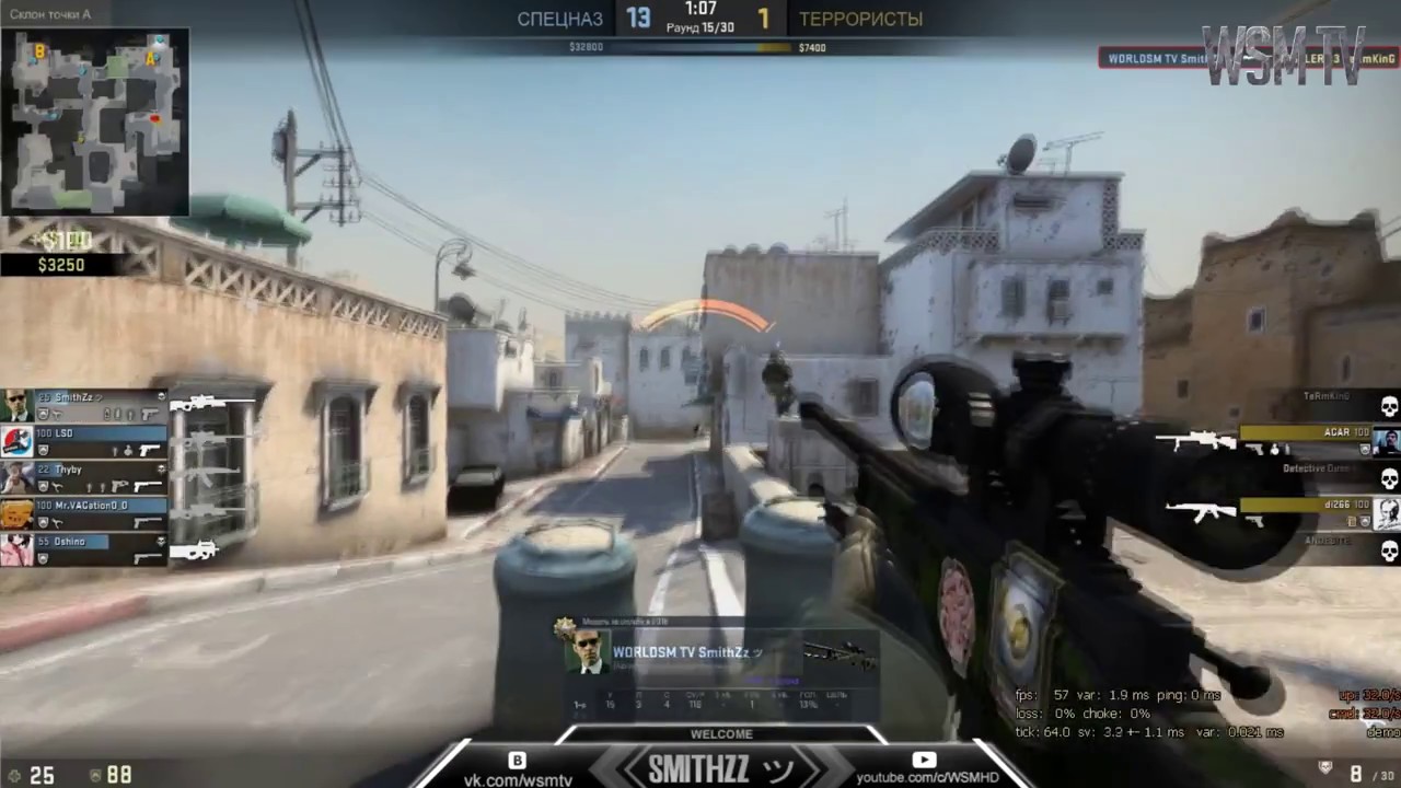 CS:GO Лучшие моменты #11 [SmithZz ツ]| WSM TV