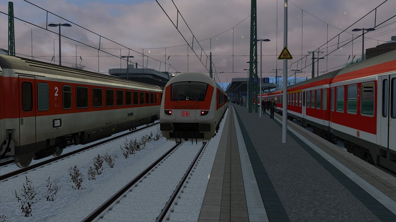 Train Simulator Folge 469 | IC 1746 nach Mainz | Schnee im Rheintal