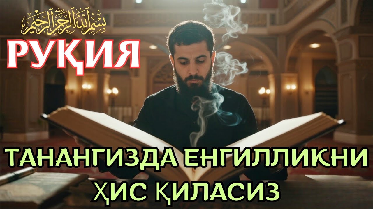 РУҚИЯ — ТАНА УЧУН РУҚИЯ ШИФОСИ ВА ТОЗАЛАШ. 