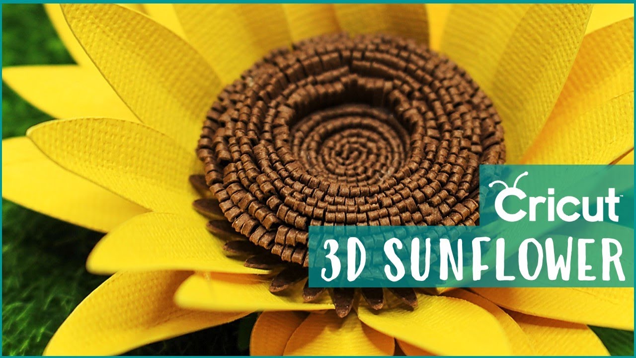 Create a 3D Paper Sunflower Using a Cricut: A Step-By-Step Guide