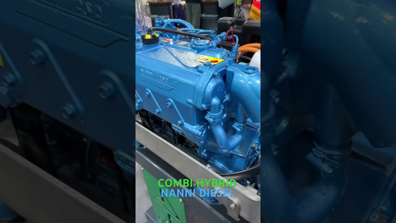 Combi Hybrid on NANNI Diesel. Power train for Boats #combieps #nannidiesel @CombiEPS